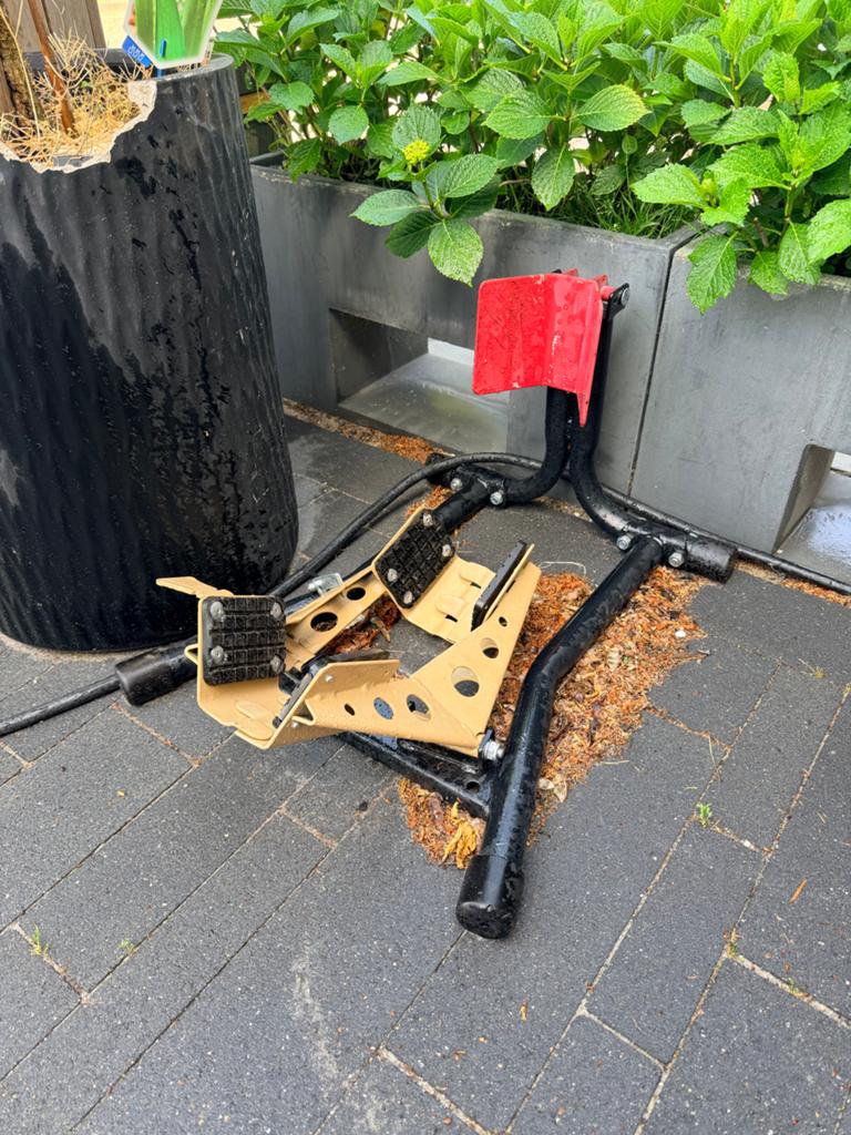 Motorwielbeugel, Motoren, Ophalen of Verzenden, Zo goed als nieuw