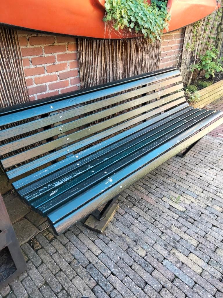 tuinbank, parkbank, stadsbank, hufterproof, kwaliteit, Ophalen, Gebruikt, Hout