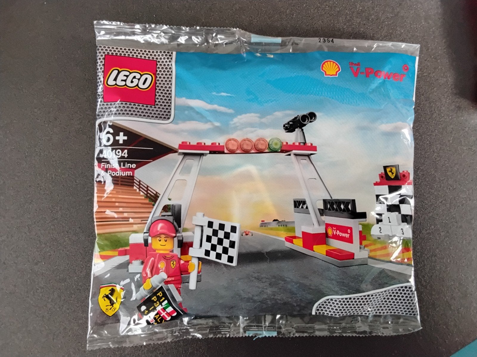 LEGO Shell V-Power Ferrari Finish Line Podium 40194, Ophalen, Inclusief minifiguren, Overige thema's, Lego