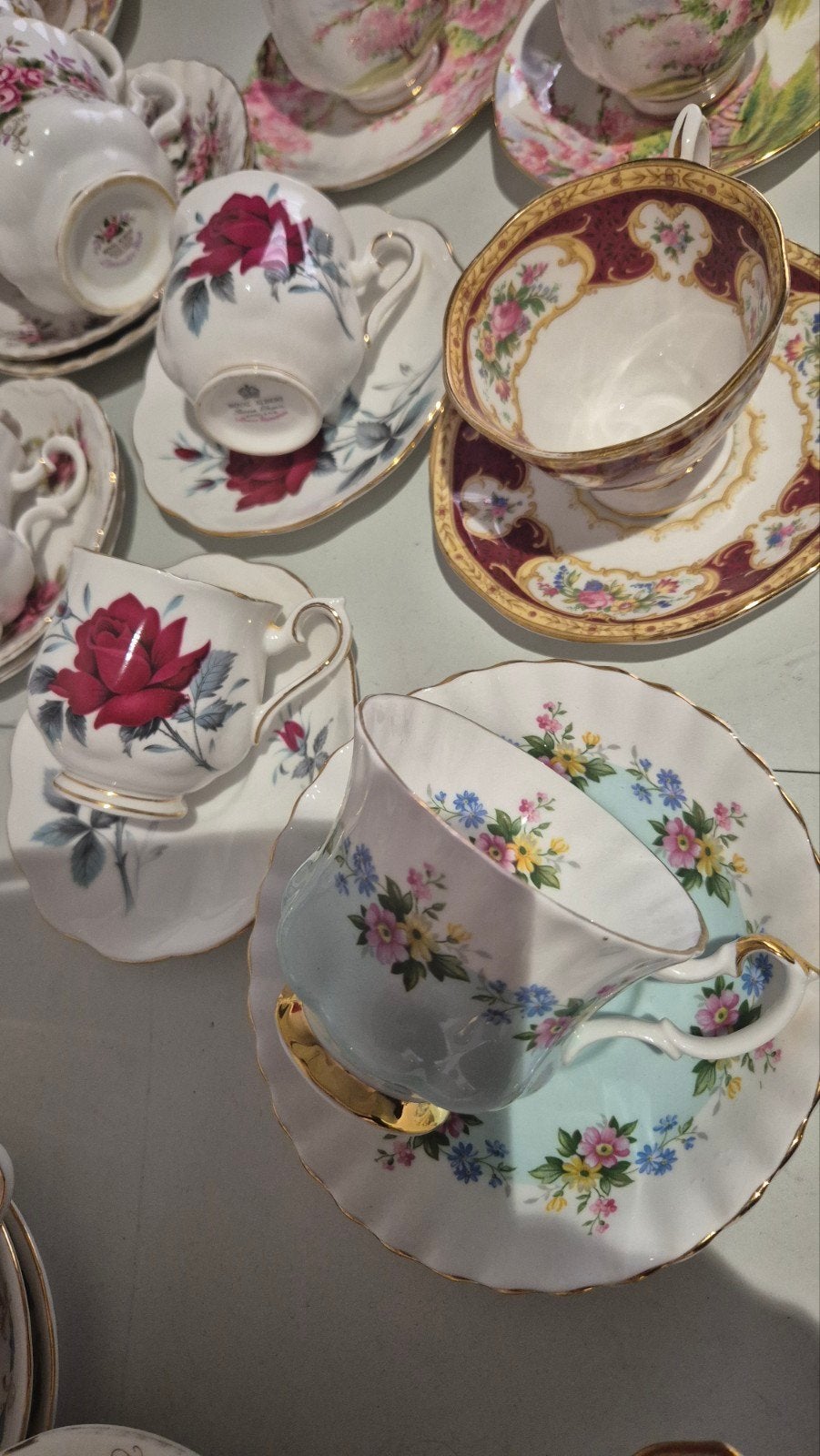 Diverse royal Albert, Ophalen