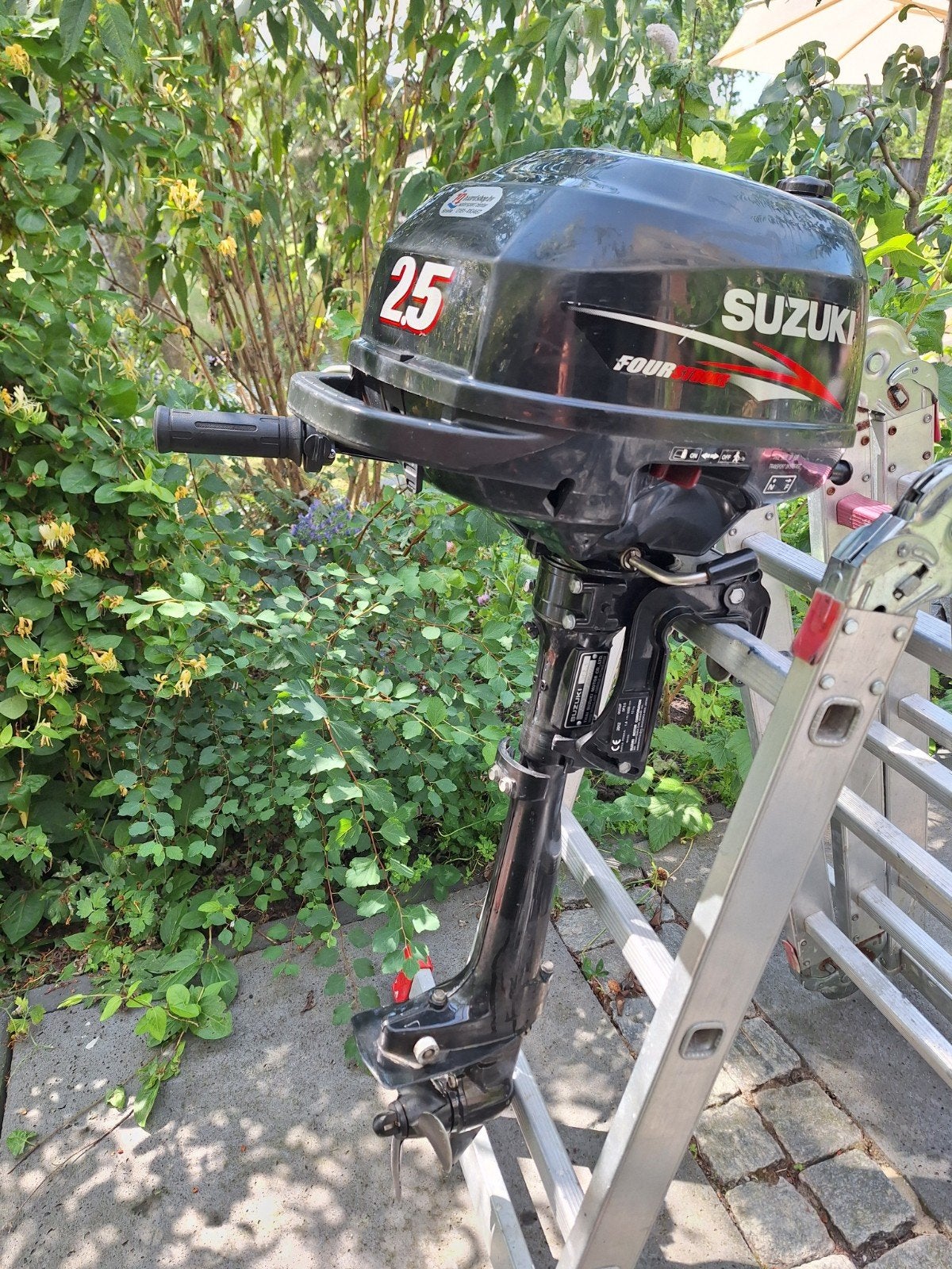 2.5 pk Suzuki 4-takt buitenboordmotor. Kortstaart., Watersport en Boten, Ophalen, Gebruikt, 5 tot 10 pk, Viertaktmotor