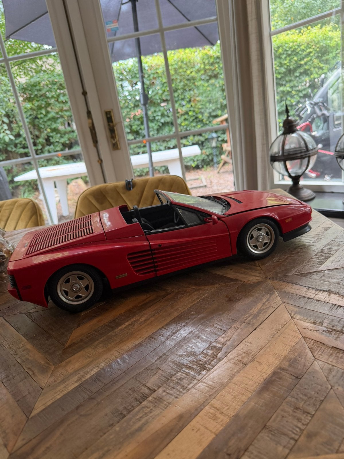 Pocher 1:8 Ferrari Testarossa modelauto, Hobby en Vrije tijd, Ophalen, Gebruikt, 1:5 t/m 1:8, Auto