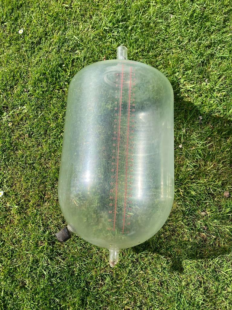 Melkglazen# glas# lampen, Ophalen of Verzenden, Gebruikt, Glas, 50 tot 75 cm