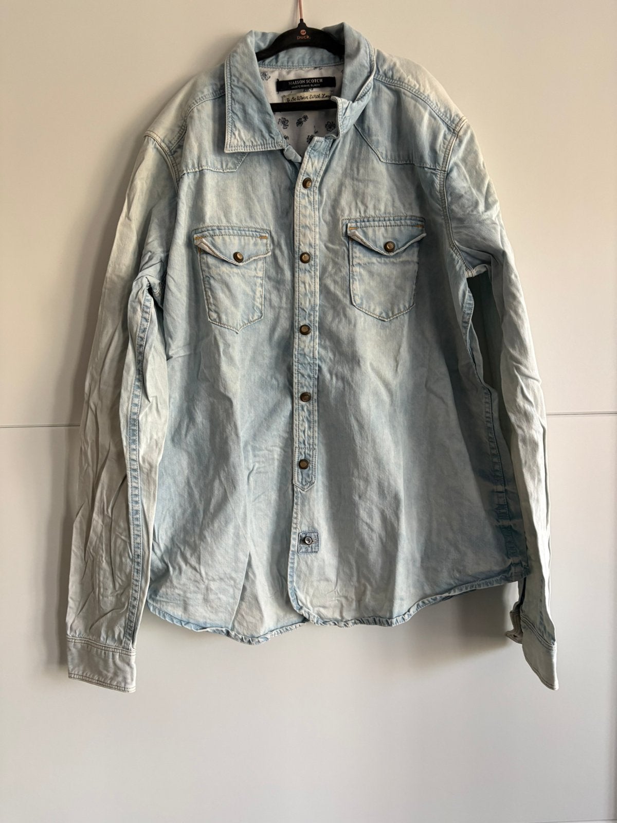 Blouse Maison Scotch maat L, Ophalen, Zo goed als nieuw, Maat 38/40 (M)