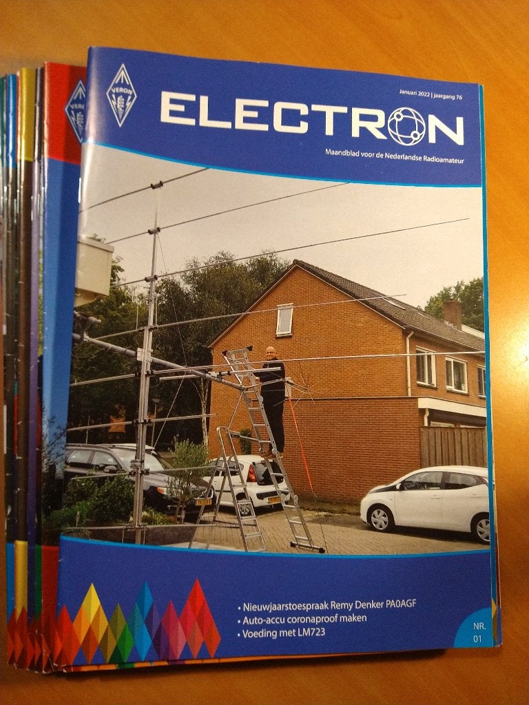 Electron. Maandblad voor de Nederlandse Radioamateur. 2022., Ophalen of Verzenden, Zo goed als nieuw