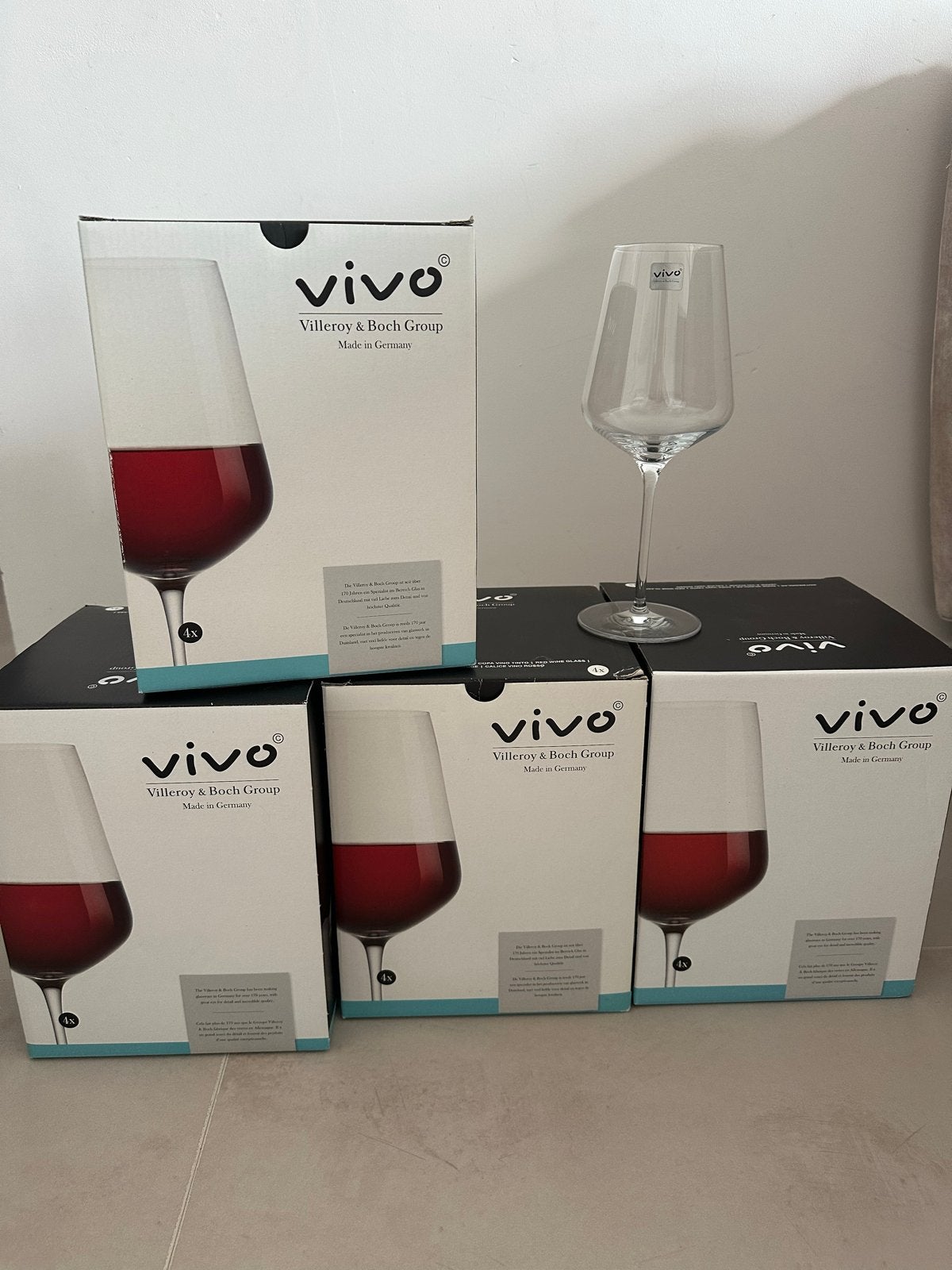 Nieuwe Vivo glazen (Villeroy & Boch Group), Ophalen of Verzenden, Nieuw, Glas, Overige merken