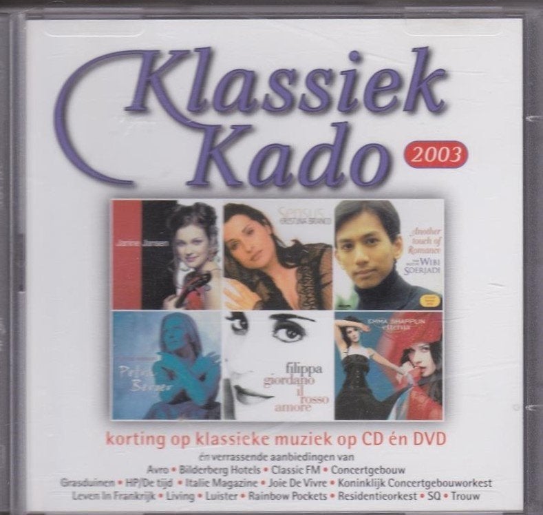 Klassiek Kado 2003 - o.a. Janine Jansen, Cristina Branco., Gebruikt, Overige typen, Ophalen of Verzenden, Romantiek
