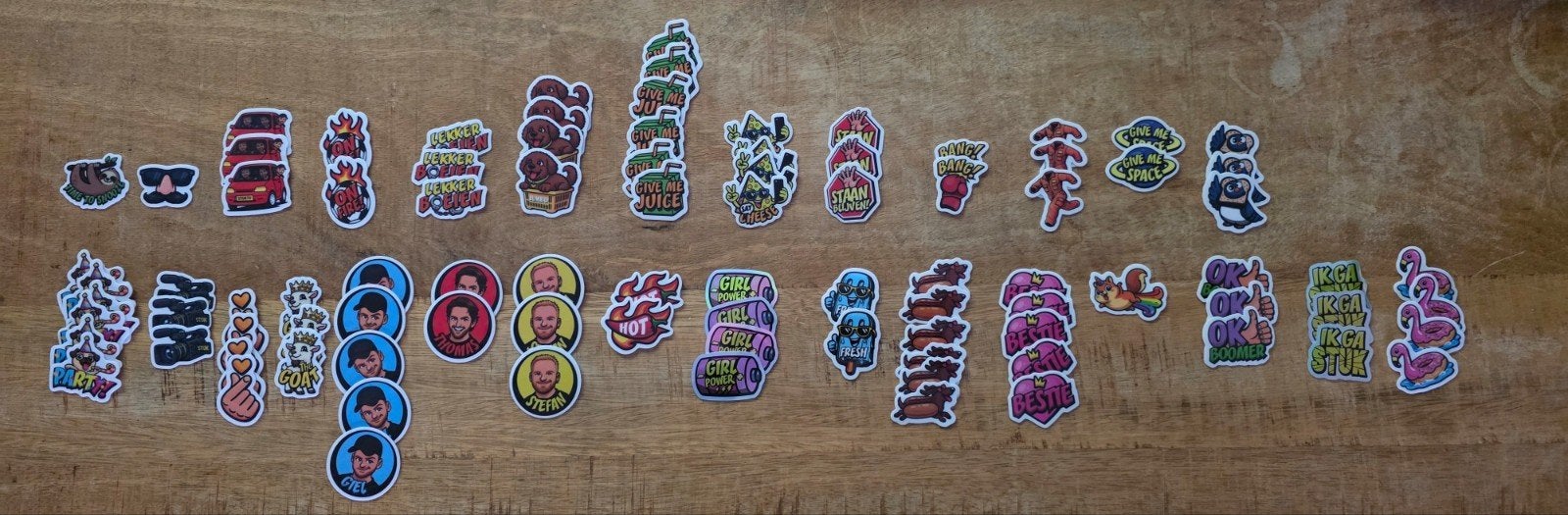 jumbo stickers, Hobby en Vrije tijd, Ophalen, Nieuw, Meerdere stickers