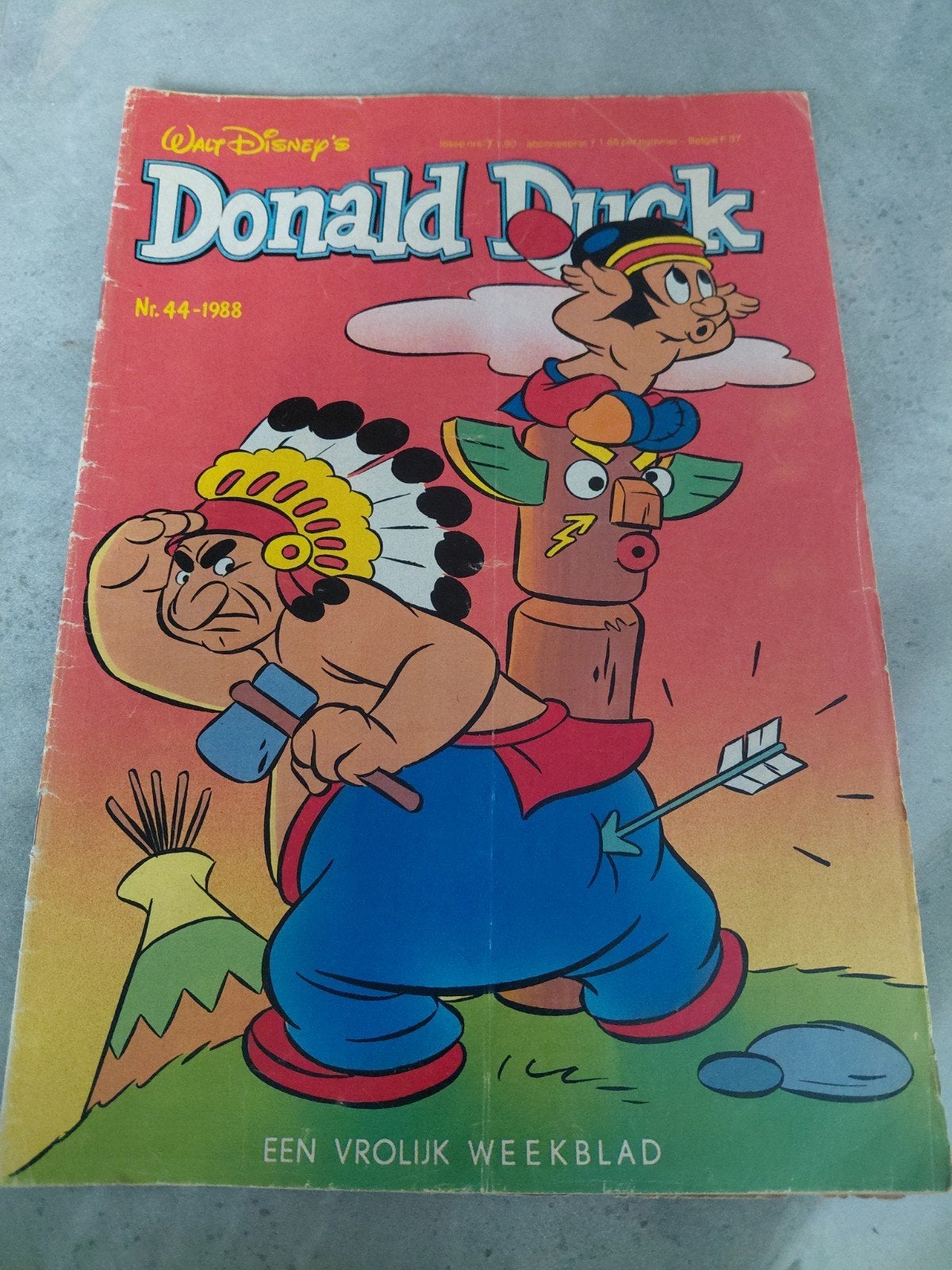 Donald Duck Weekblad Nr. 44 - 1988, Boeken, Eén stripboek, Ophalen, Gelezen, Walt Disney