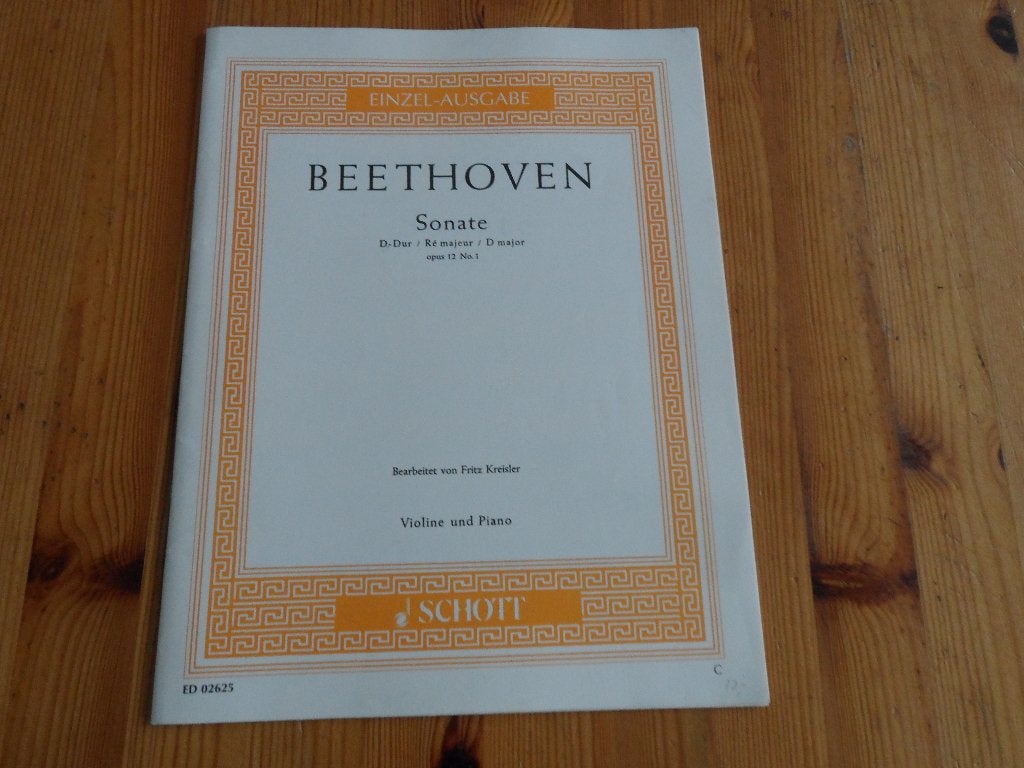 Beethoven - sonaten, Gebruikt, Klassiek, Ophalen of Verzenden, Viool of Altviool