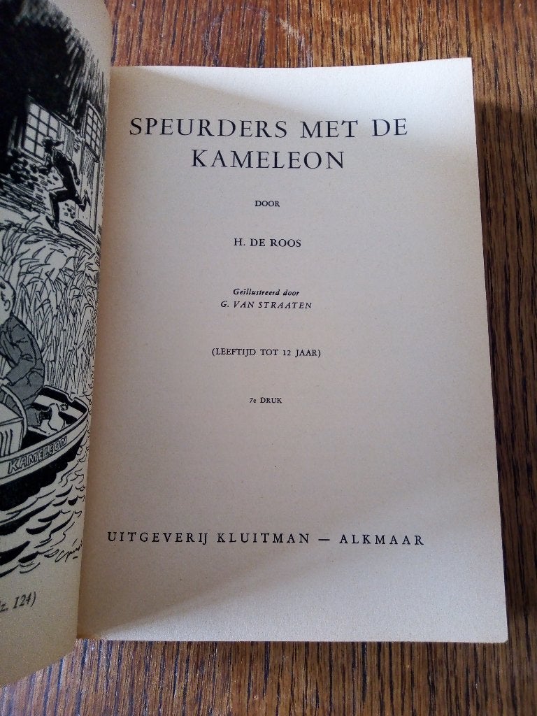 speurders met de kameleon Nr.4 *1967*-hard cover, Ophalen of Verzenden, Gelezen, H. de Roos