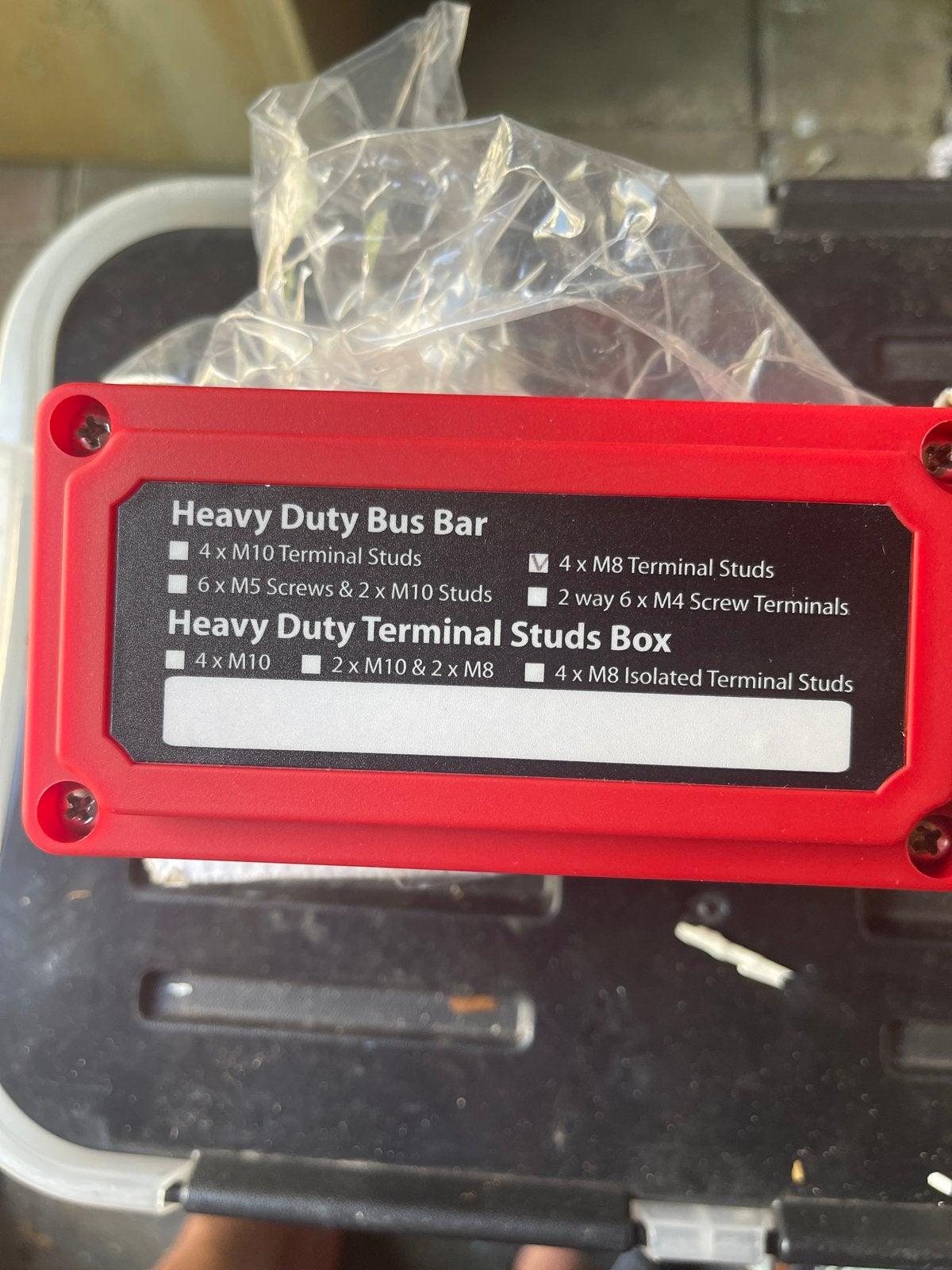 2 X Heavy Duty Bus Bar Terminal Studs Box, Auto-onderdelen, Klein materiaal, Universele onderdelen, Nieuw, Ophalen of Verzenden