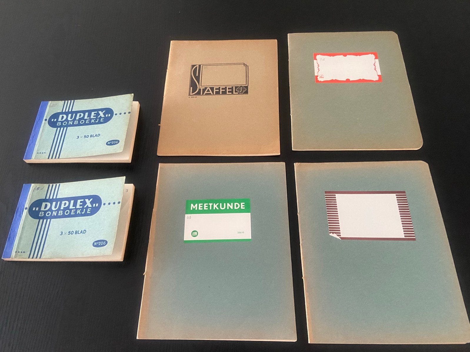 Oude schriften en 2 bonboekjes, Ophalen of Verzenden