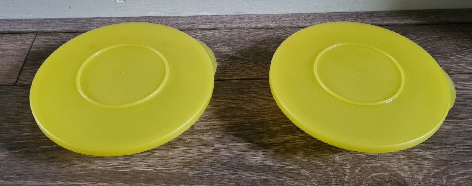 Set van 2 gele Tupperware bakjes met deksels, Ophalen of Verzenden, Zo goed als nieuw, Geel