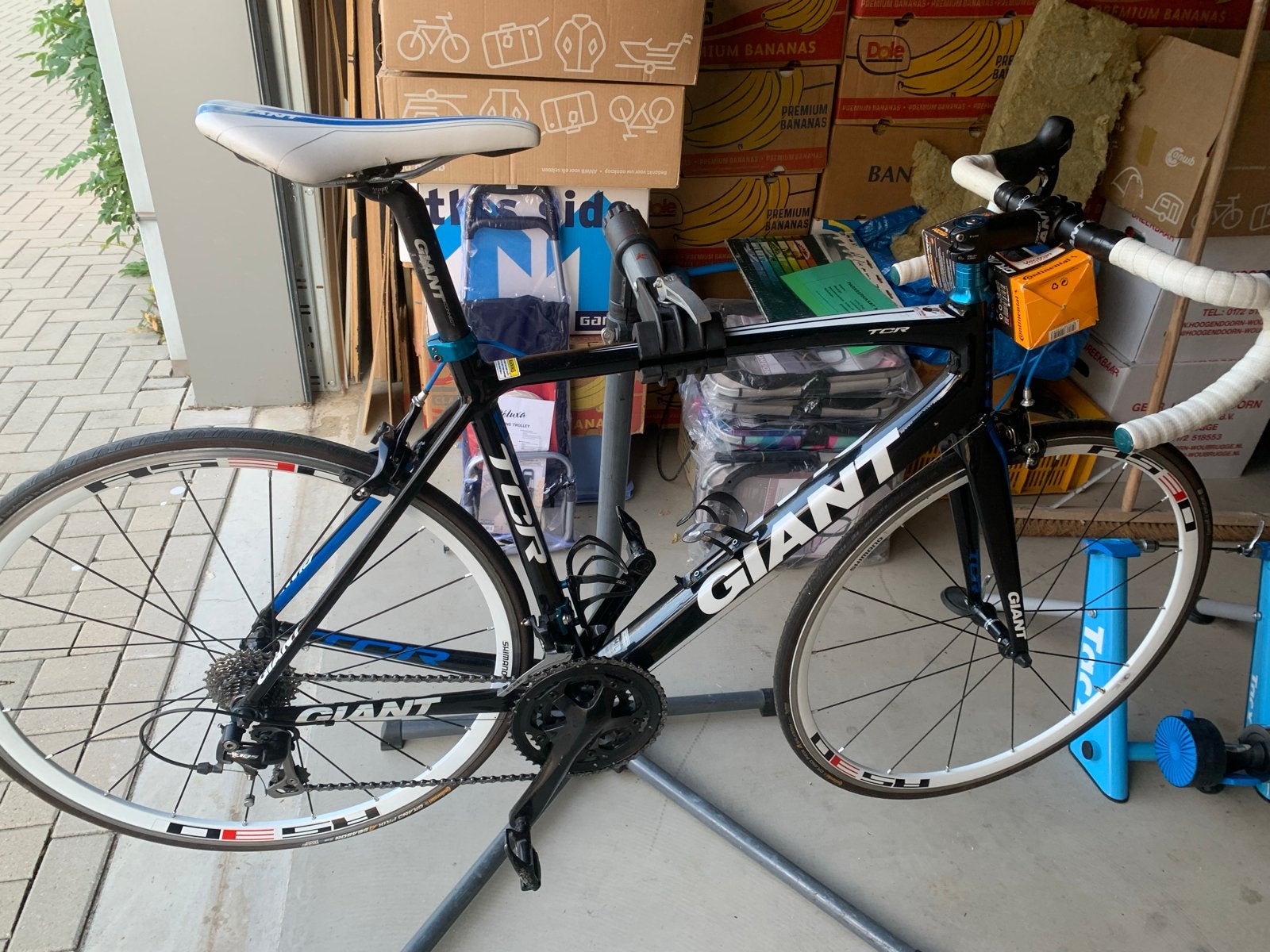 Giant TCR racefiets - banden leeg, nieuwe meegeleverd, Ophalen, 28 inch, Gebruikt, Aluminium