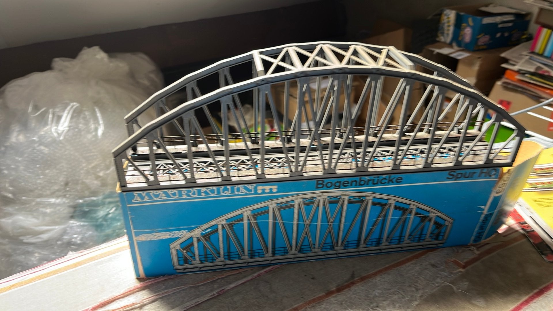 Te koop boogbrug van marklin 7263, Wisselstroom, Wagon, Ophalen of Verzenden, Zo goed als nieuw
