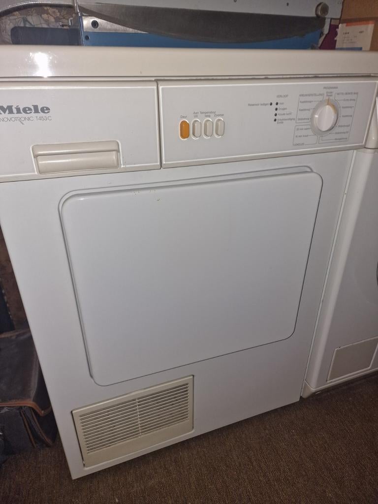 Miele T453c Novotronic Condensdroger, Witgoed en Apparatuur, Wasdrogers, Gebruikt, Condens, Voorlader, 6 tot 8 kg, 85 tot 90 cm