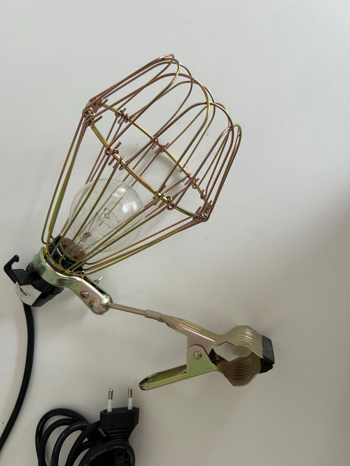 Moderne wandlamp met klem en vormbaar design, Nieuw, Leeslamp, Verstelbaar, Metaal