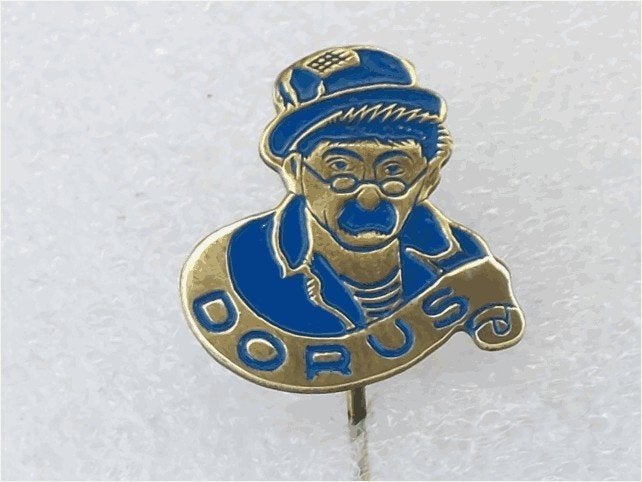SP2068 Speldje Dorus blauw, Ophalen of Verzenden, Gebruikt, Overige onderwerpen