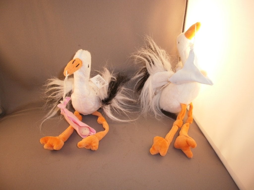 ooievaar voor baby op komst roze of blauw leuk voor in krans, Kinderen en Baby's, Kraamcadeaus en Geboorteborden, Ophalen of Verzenden