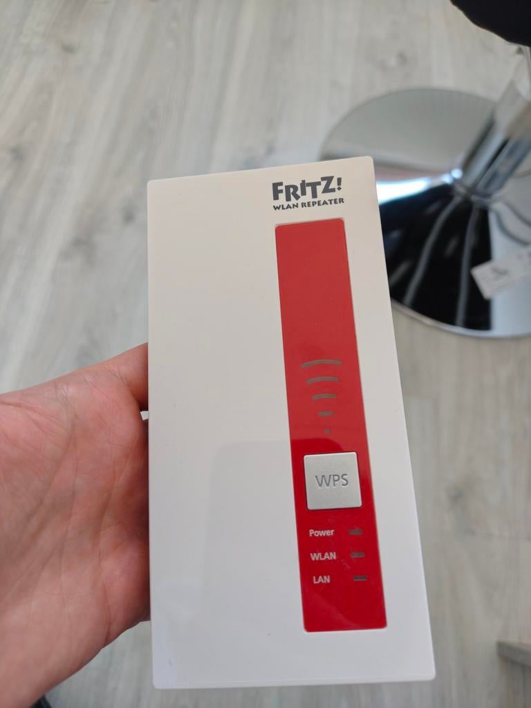 FRITZ!WLAN Repeater 1750E - Wifi Versterker, Computers en Software, WiFi-versterkers, Ophalen of Verzenden, Gebruikt, FRITZ!