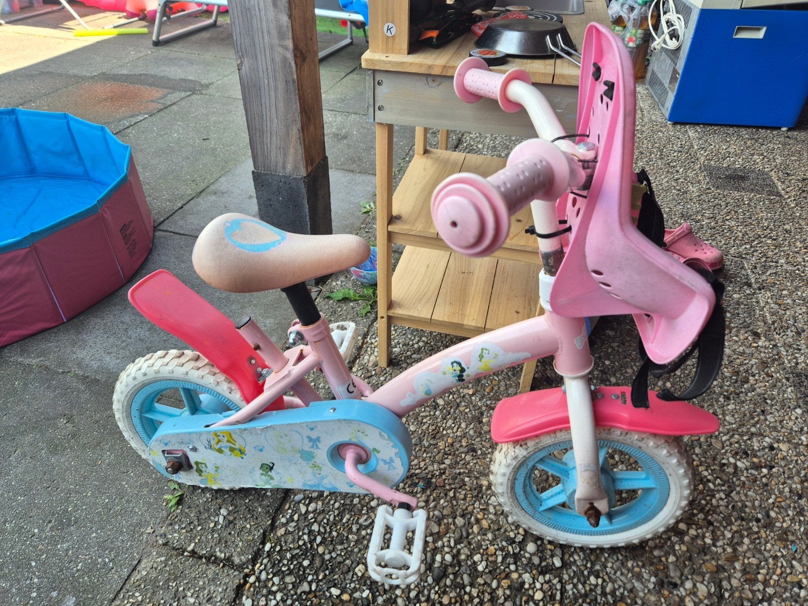 Kinderfiets, Ophalen, Gebruikt