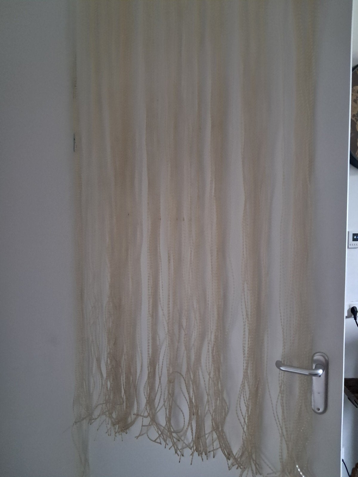 Te koop vliegen gordijn, 90 cm, Gebruikt, Wit, Ophalen of Verzenden