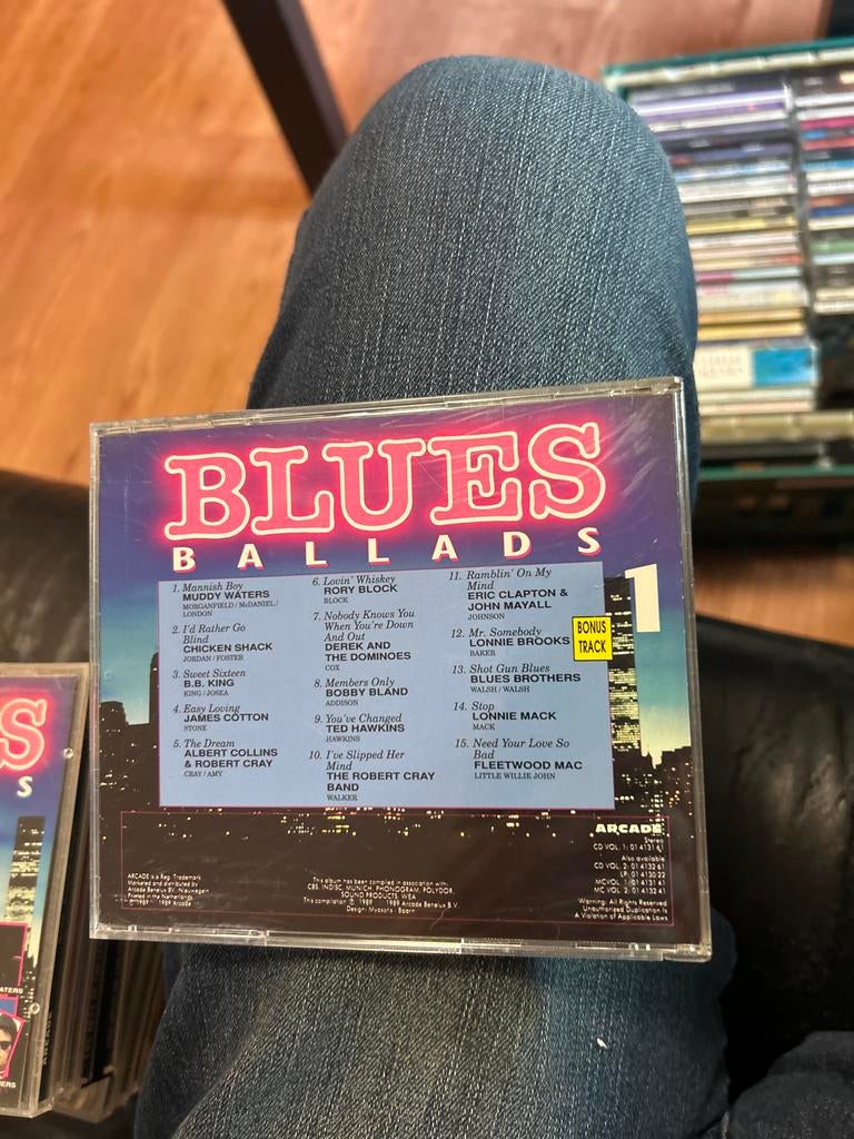Blues Ballads CD - Diverse Artiesten (1989), Ophalen of Verzenden, 1980 tot heden, Zo goed als nieuw, Blues