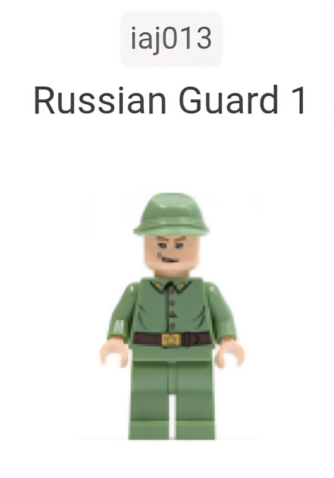 Lego Russische Garde Minifiguur (iaJ013), Ophalen of Verzenden