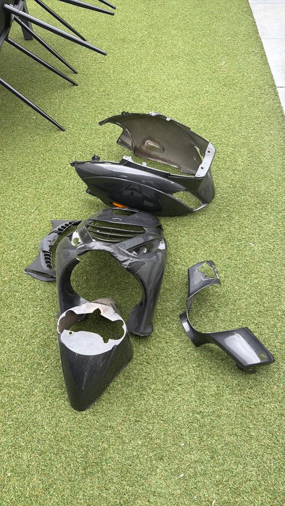Zip kappenset, Fietsen en Brommers, Brommeronderdelen | Scooters, Ophalen of Verzenden, Gebruikt, Kap, Piaggio