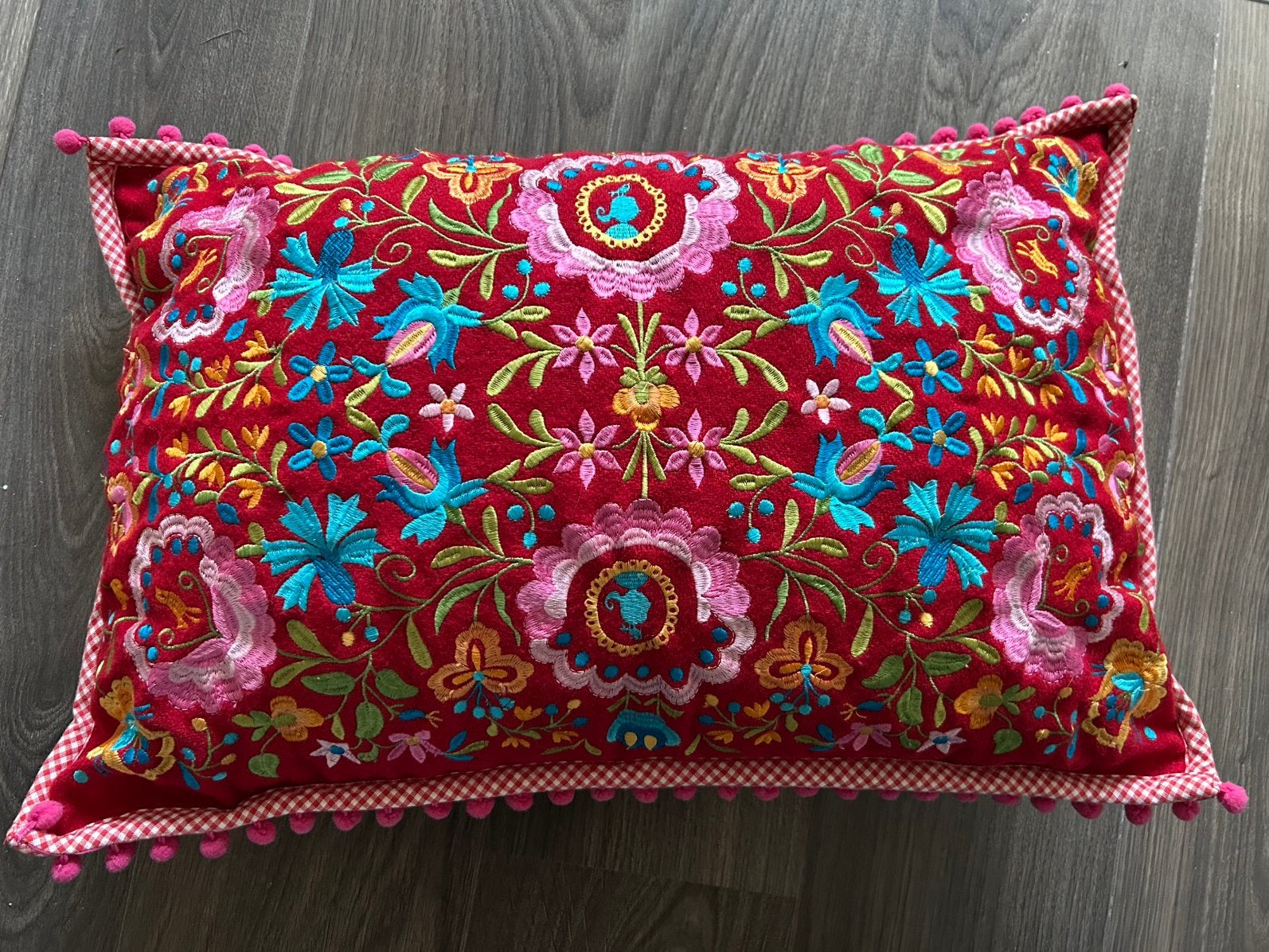 Leuk groot rood Pip Studio kussen, Pip Studio, Afneembare hoes, Ophalen of Verzenden, Zo goed als nieuw