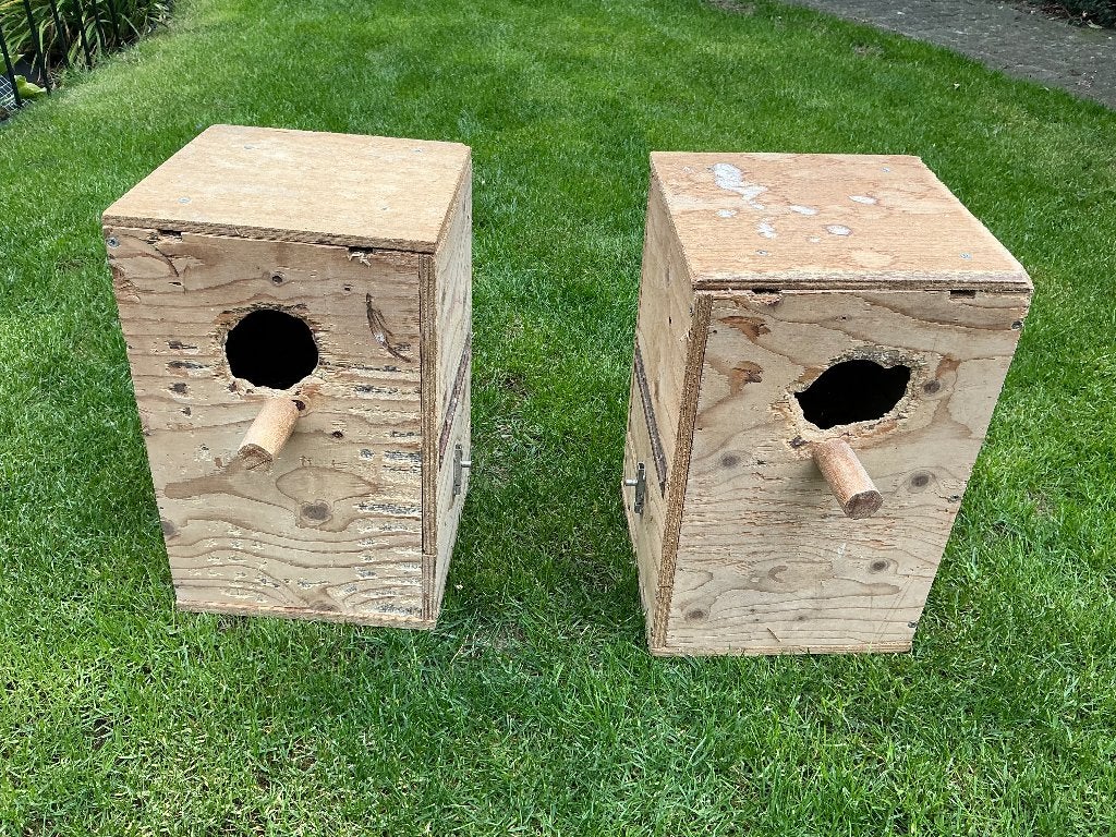 Broedblokken valkparkieten en kleine papegaaien., Dieren en Toebehoren, Ophalen of Verzenden, Gebruikt, Kooi-accessoires