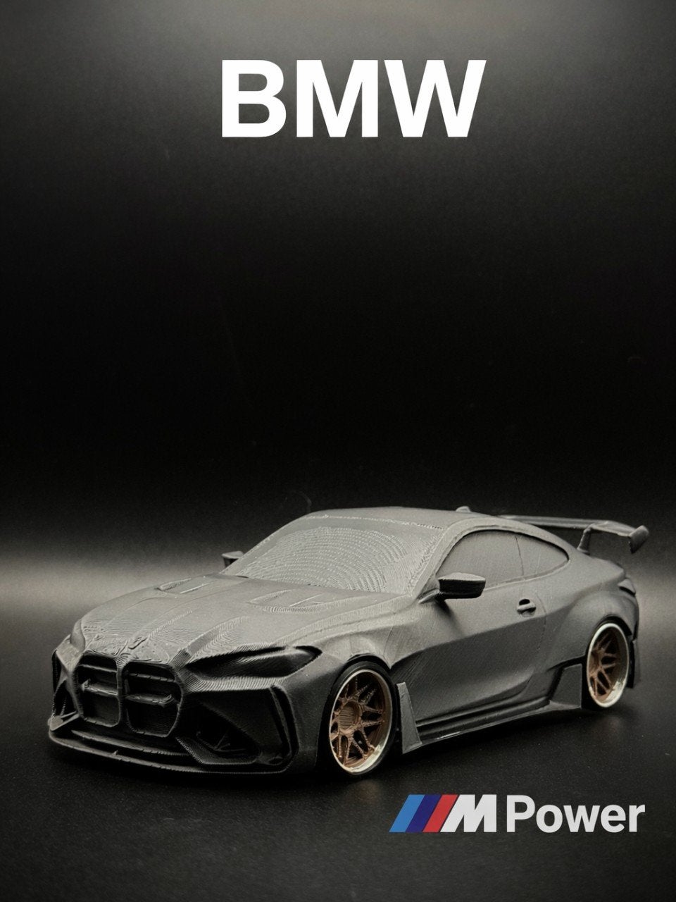 BMW M4 G82 Coupé modelauto - 3D geprint, Overige merken, 1:50 of kleiner, Auto, Nieuw