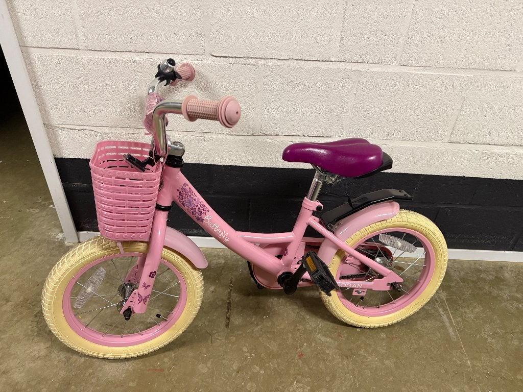 Kinderfiets 14 inch, Fietsen en Brommers, Fietsen | Kinderfietsjes, Ophalen, Terugtraprem, Gebruikt, Minder dan 16 inch