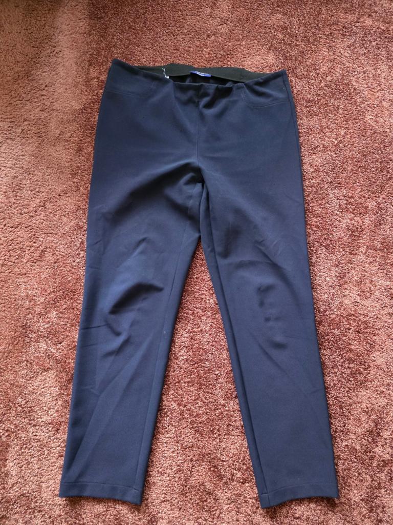 Frank Walder Brenda broek mt 42, Kleding | Dames, Blauw, Maat 42/44 (L), Ophalen of Verzenden, Gedragen