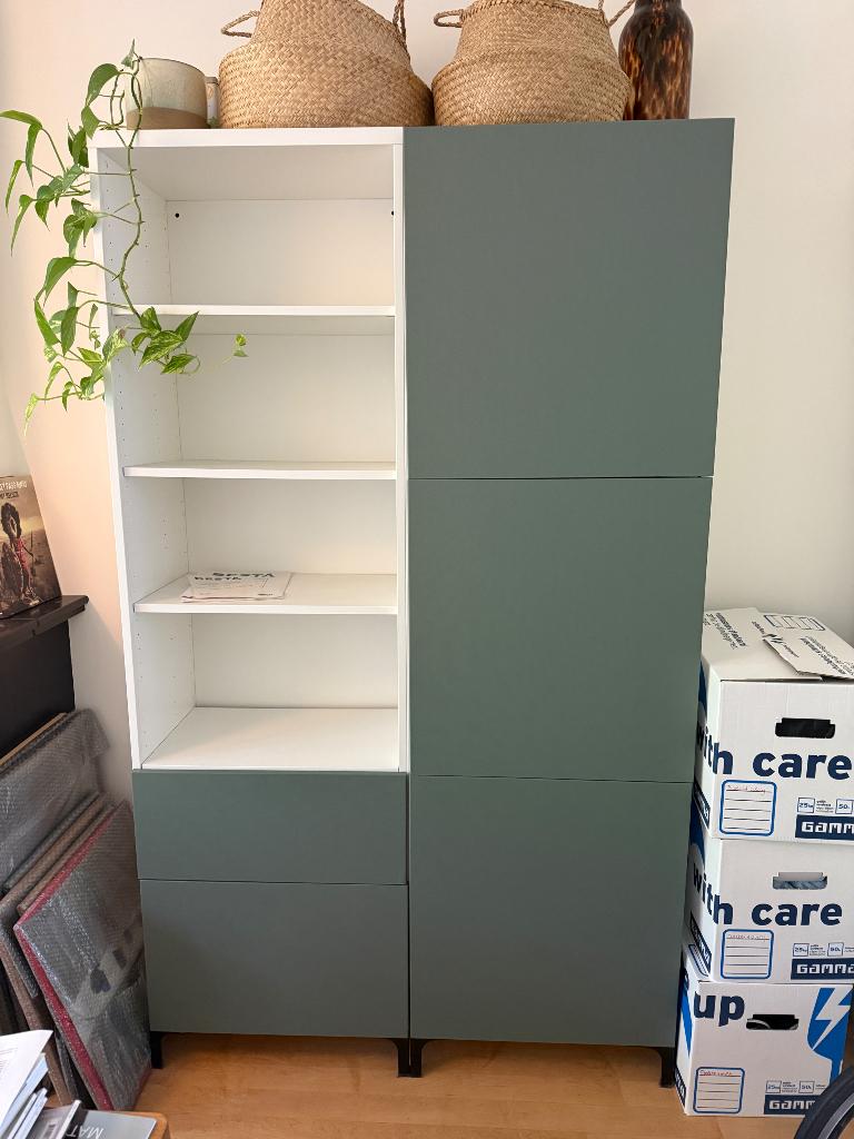 Ikea Besta kast, Huis en Inrichting, Kasten | Wandmeubels, Ophalen, Gebruikt, Met deur(en), Minder dan 150 cm