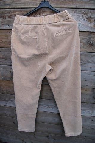 Broek camel rib Cappellini mt 42 Vaste prijs AANBIEDING, Bruin, Cappellini, Maat 42/44 (L), Ophalen of Verzenden
