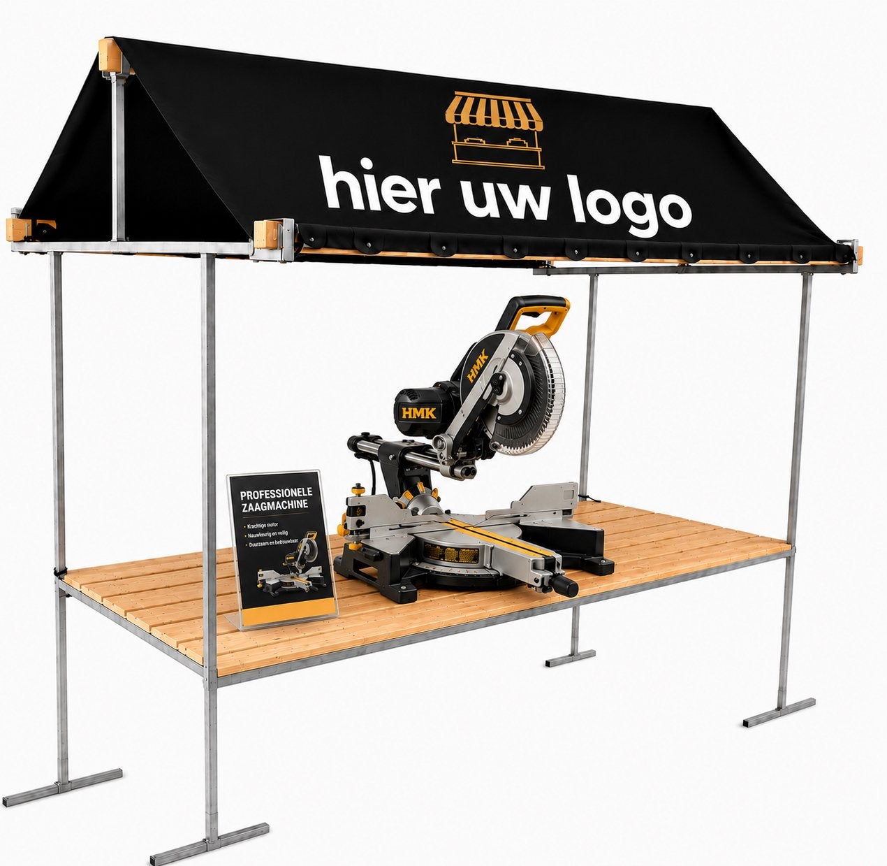Professionele marktkraam 200cmx80cm, Ophalen, Nieuw, Overige