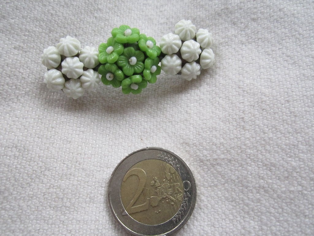37.  Heel aparte oude broche, Tsjechoslowakije, Ophalen, Overige materialen, Broche