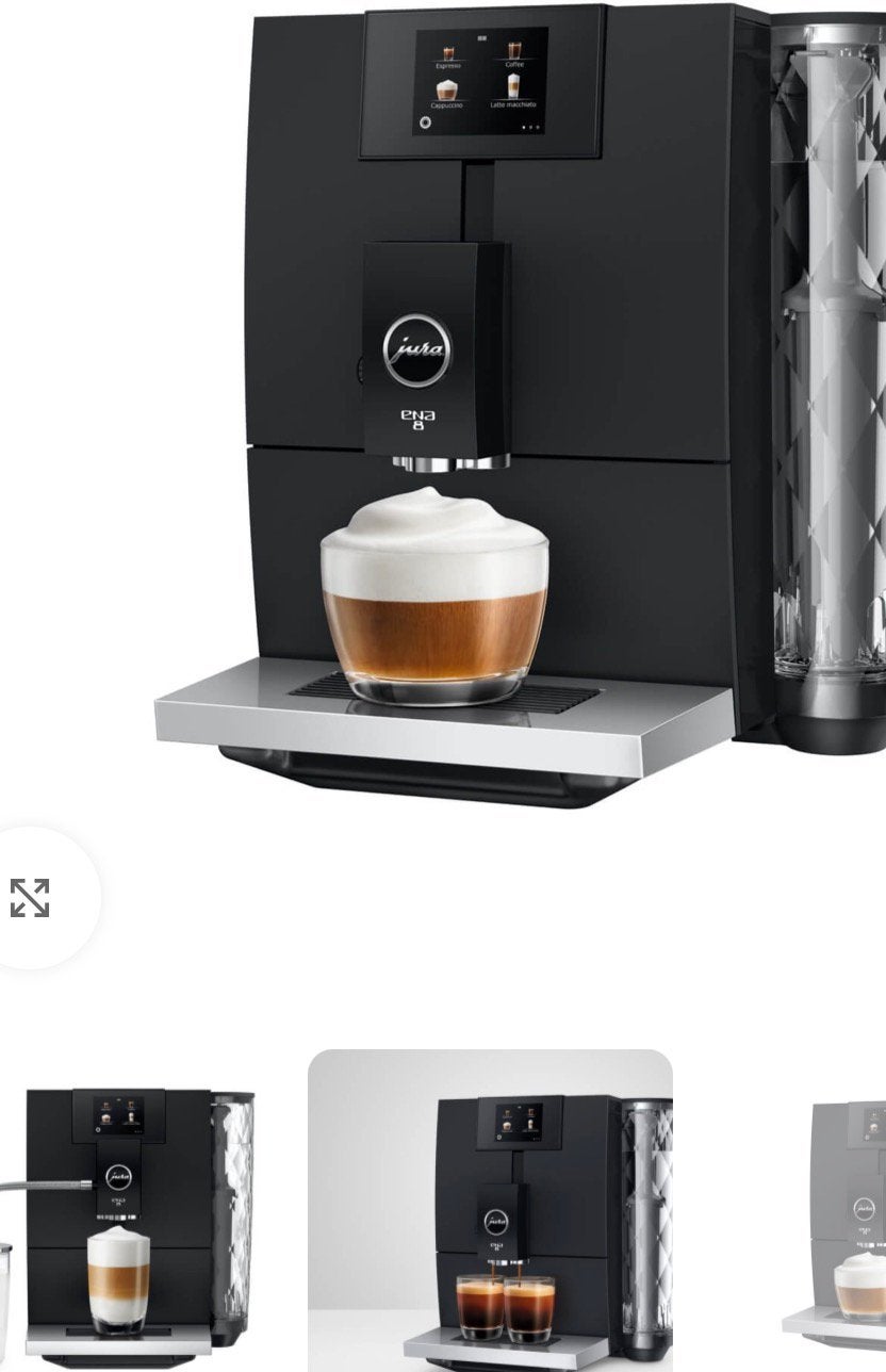 Jura ENA 8 volautomatische espressomachine ( 4 jaar jong), Witgoed en Apparatuur, Koffiezetapparaten, Ophalen, Gebruikt, Espresso apparaat