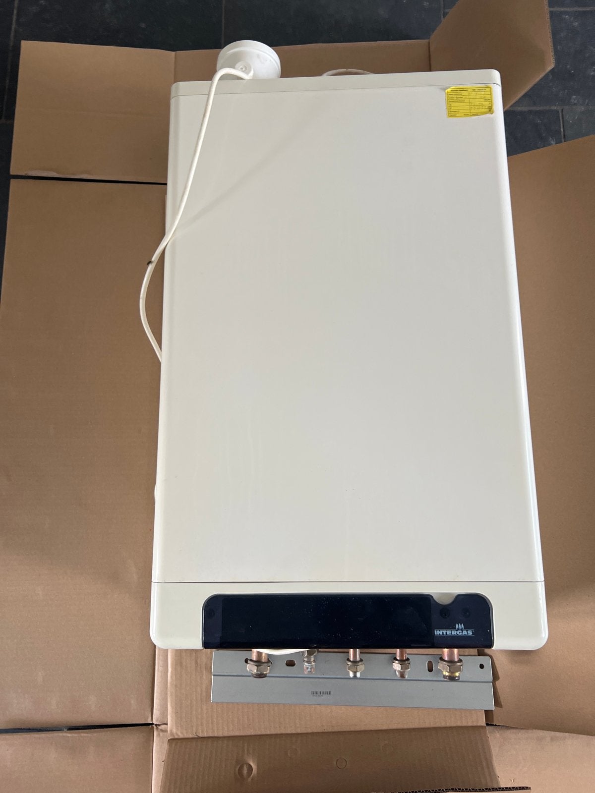 Intergas HRE 30/36 CV-ketel met recente onderdelen + rookgas, Ophalen, 30 tot 80 cm, Gebruikt, Hoog rendement (Hr)