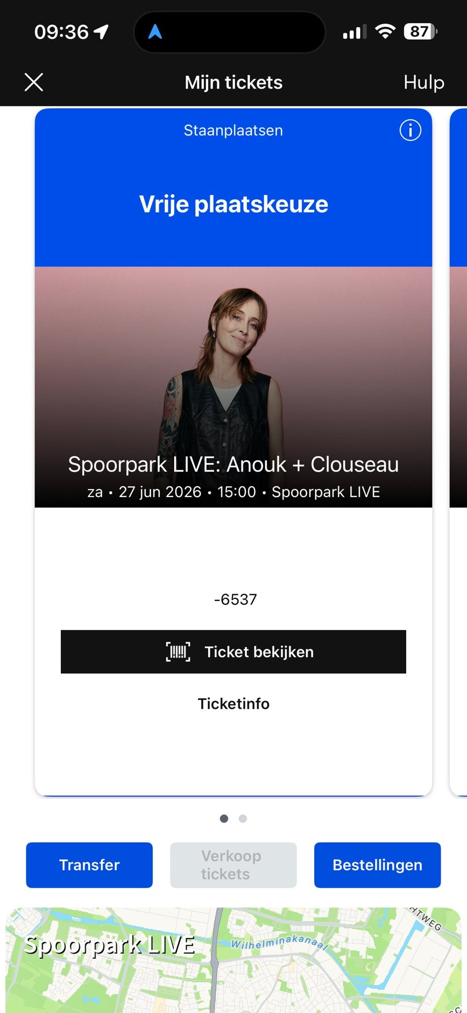 Spoorpark LIVE Anouk + Clouseau, Juni
