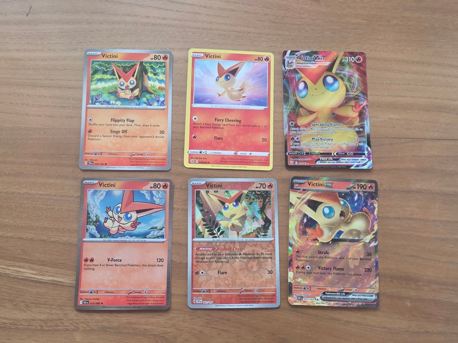 Victini pokemon kaarten set, Hobby en Vrije tijd, Ophalen of Verzenden, Meerdere kaarten