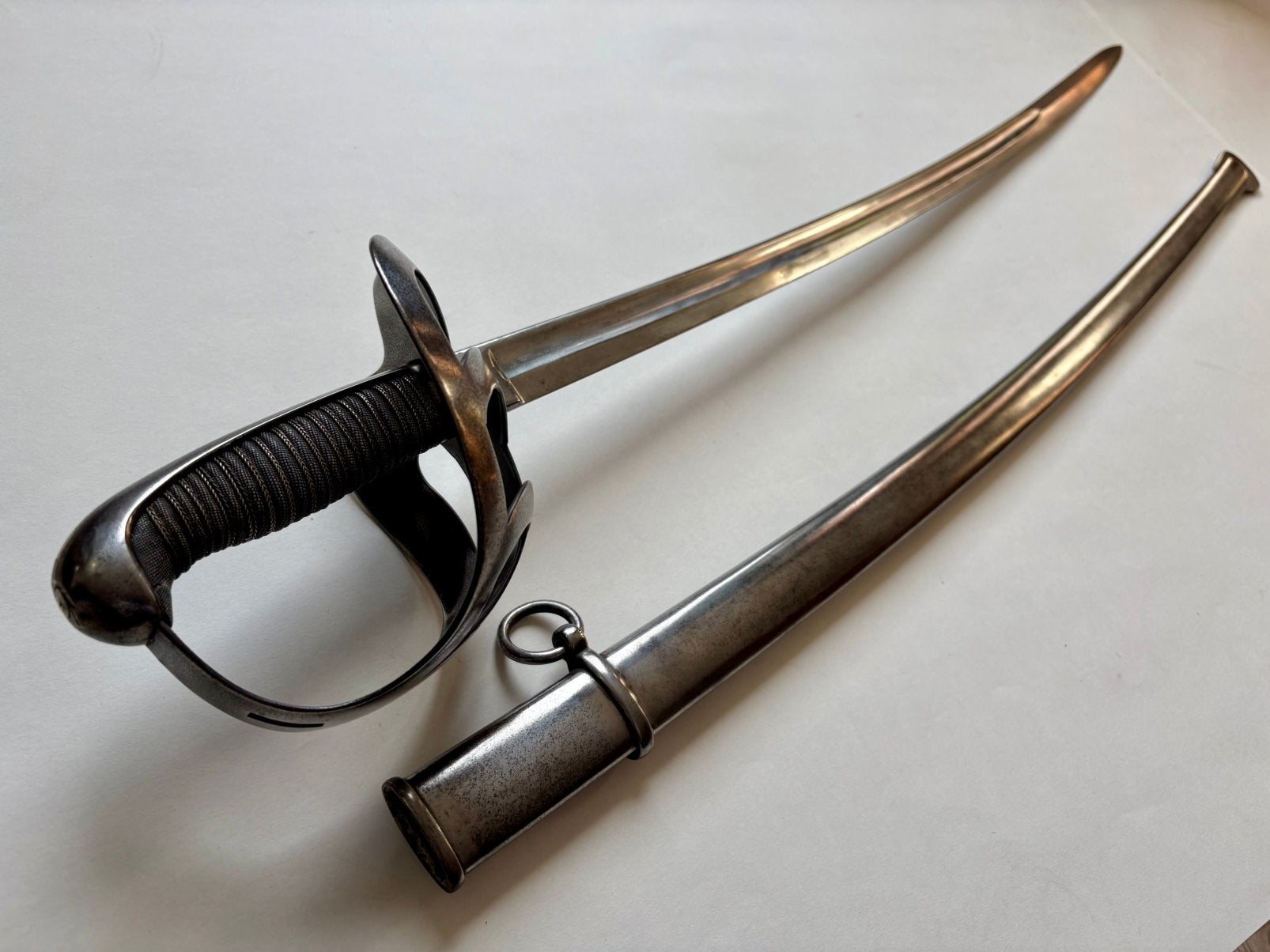 Sabel cavalerie M.1876 Lüneschloss met keurmerken | KNIL?, Verzamelen, Ophalen, Landmacht, Nederland, Zwaard of Sabel