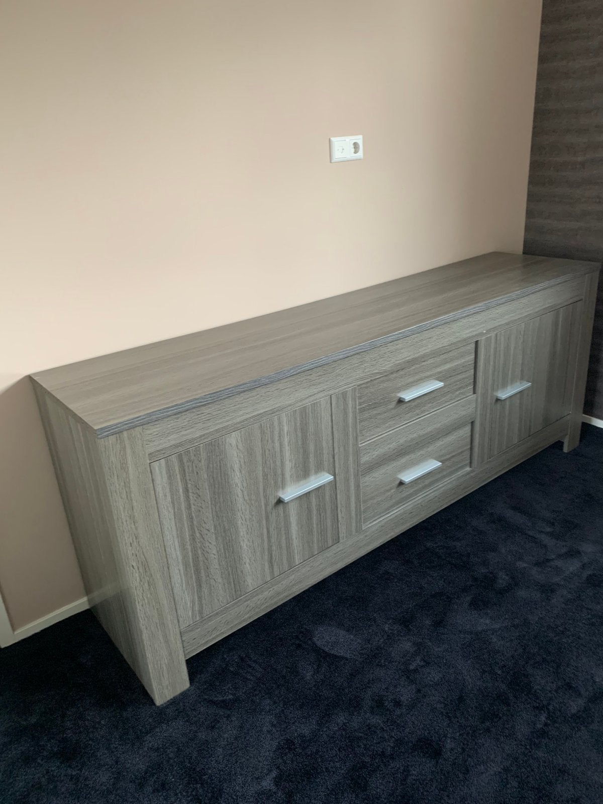 Dressoir, Ophalen of Verzenden, Zo goed als nieuw, 25 tot 50 cm, 200 cm of meer