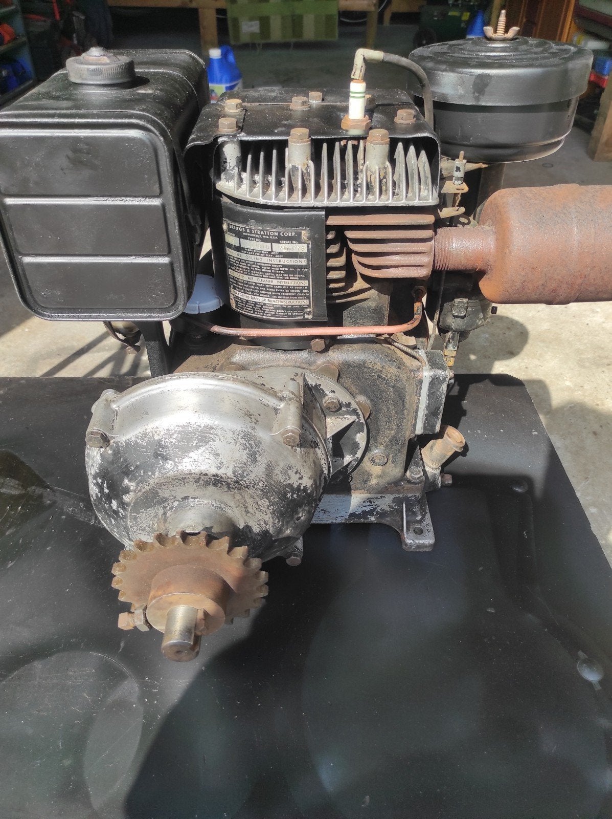 Motor , Briggs & Stration, Type 14R6. Trekken en lopen., Ophalen of Verzenden, Dieselmotor