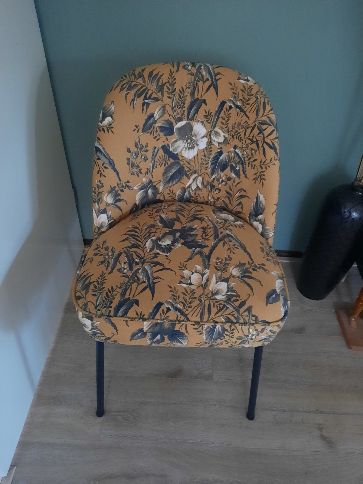 zo goed als nieuwe  stoel, velvet stof, Ophalen, Overige kleuren, Zo goed als nieuw, Eén