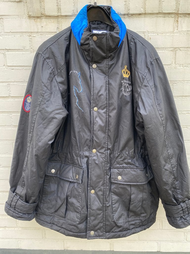 Mooie KFPS stal jas winterjas maat XL UNI  100 euro!!!, Ophalen of Verzenden, Zo goed als nieuw, Recreatie