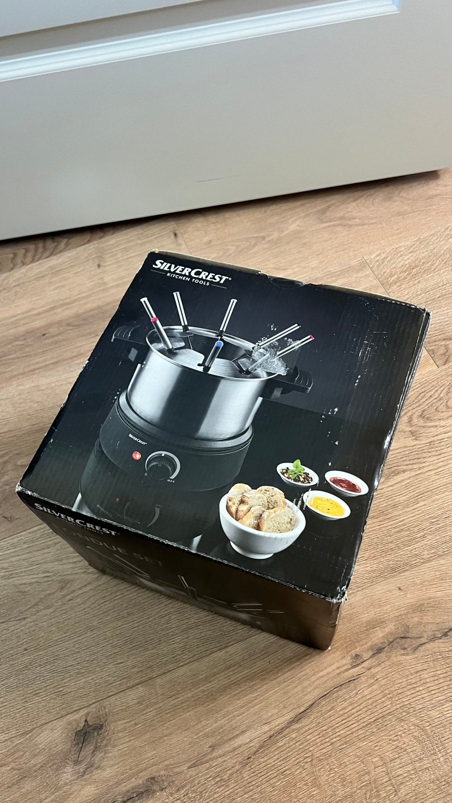 Silvercrest elektische fondue gourmette pan 1500w 3 liter, Ophalen, Nieuw, Elektrisch, Fondueset