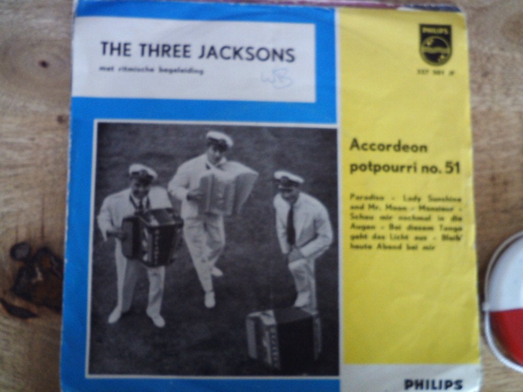 the three jacksns - acc. potpourri nr.51  -- 10jul, Cd's en Dvd's, Vinyl Singles, Wereldmuziek, 7 inch, Ophalen of Verzenden, Zo goed als nieuw